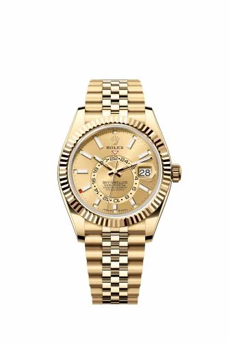 Rolex Sky-Dweller Yellow Gold / Champagne / Jubilee 336938-0004 (m336938-0004)